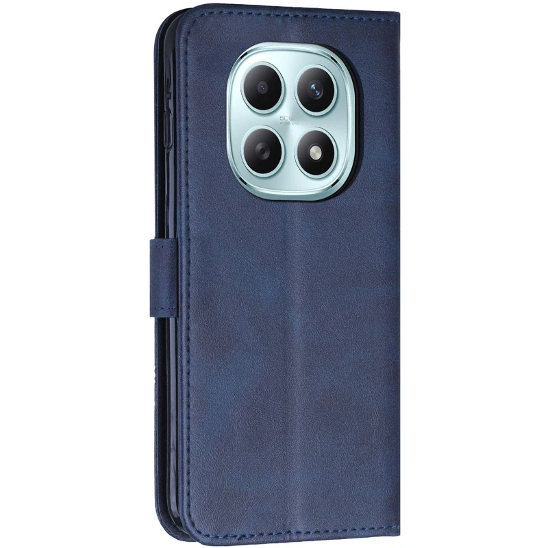 Кожаный чехол-книжка Jet Cover для Xiaomi Redmi Note 15 4G/5G (EU) – Blue. Фото 3 из 6