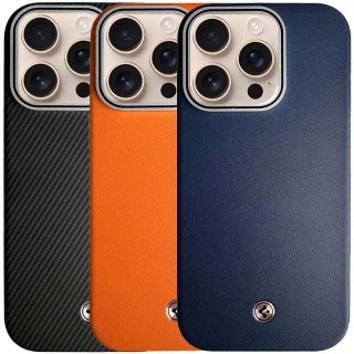 Чохол PC+Leather SGP with MagSafe для Apple iPhone 16 Pro фото 1 Чохол PC+Leather SGP with MagSafe для Apple iPhone 16 Pro фото 1 з 2