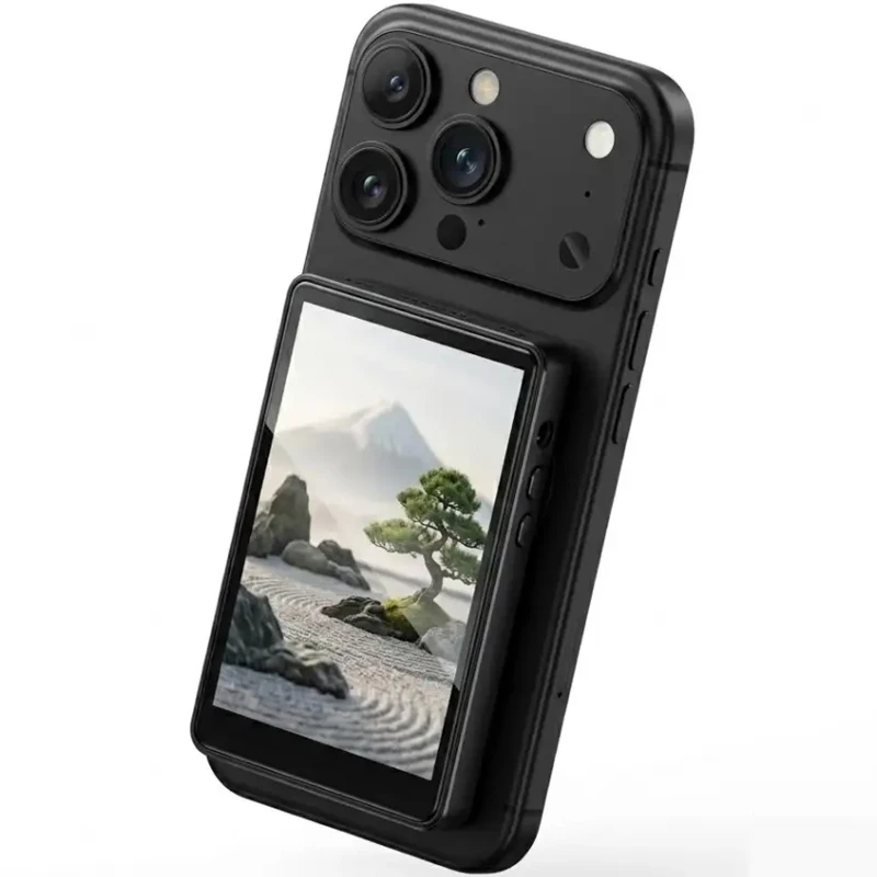 Беспроводной дублирующий экран / монитор для селфи Hoco DI100 with Magnetic – Black. Фото 4 из 4