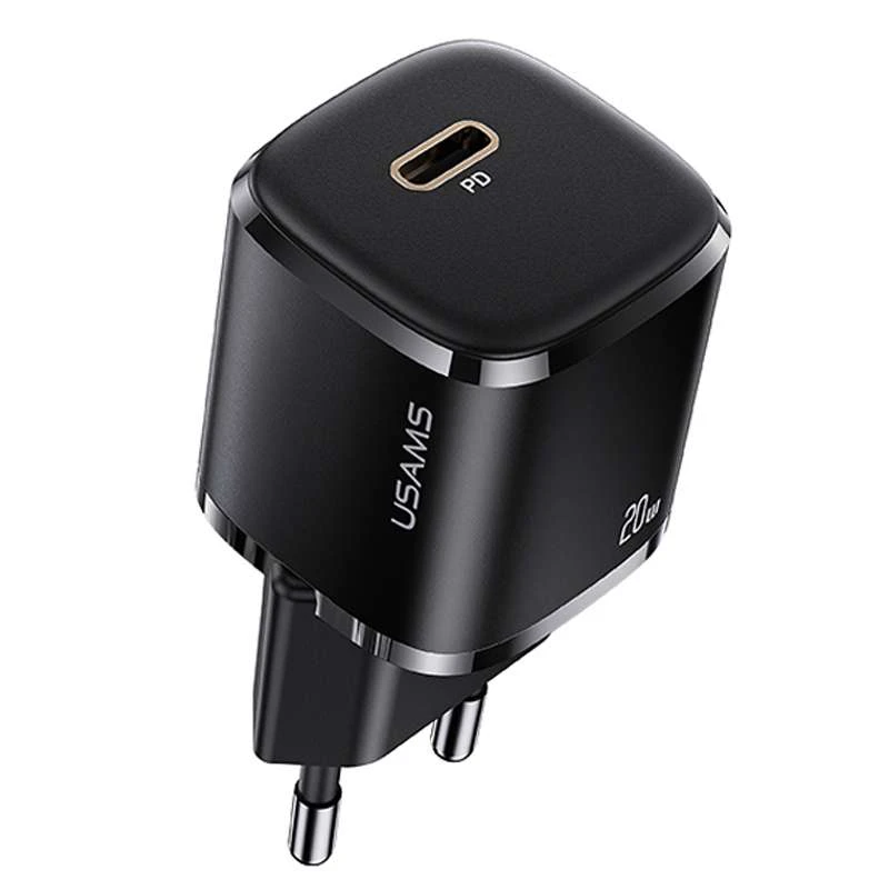 

СЗУ Usams US-CC124 T36 20W Super Si (1Type-C/20W) (Черный), Чорний