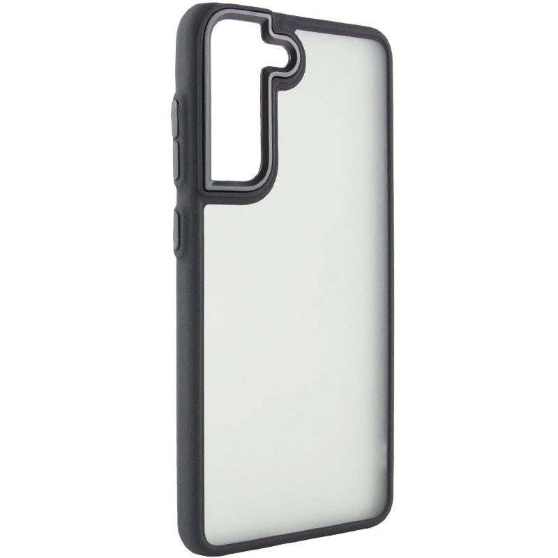Чехол TPU+PC Lyon Frosted на Samsung Galaxy S21 FE – Black. Фото 2 из 7