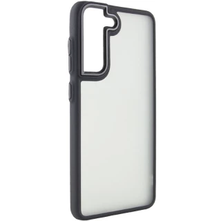 Чохол TPU+PC Lyon Frosted на Samsung Galaxy S21 FE — Black