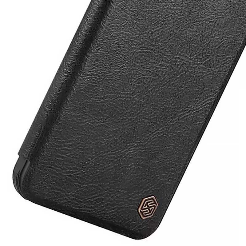 Шкіряний чохол (книжка) Nillkin Qin Prop для Samsung Galaxy S24 – Black. Фото 12 з 13
