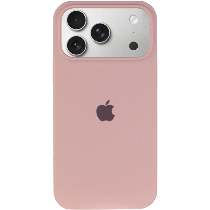 Чохол Silicone Case з закритим низом на Apple iPhone 17 Pro (6.3") – Рожевий / Pink Sand. Фото 3 з 6
