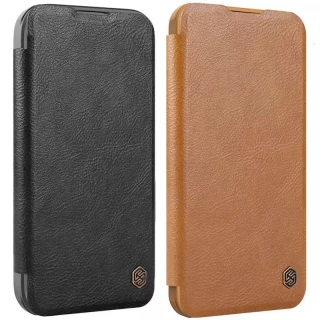 Кожаный чехол (книжка) Nillkin Qin Prop для Apple iPhone 16 фото 1 Кожаный чехол (книжка) Nillkin Qin Prop для Apple iPhone 16 фото 1 из 1