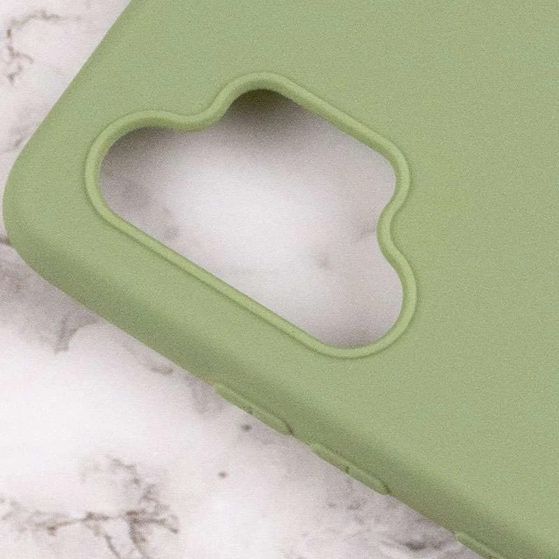 Цветной силиконовый чехол для Samsung Galaxy A34 5G – Фисташковый. Фото 3 из 4