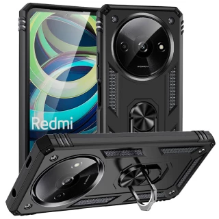 Протиударний чохол Serge Ring з кільцем на Xiaomi Redmi A3 фото 1 з 7