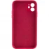 Чохол Silicone Case з захистом камери на Apple iPhone 12 (6.1") – Червоний / Rose Red. Фото 2 з 4