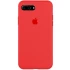 Чохол Silicone Case з закритим низом на Apple iPhone 7 plus / 8 plus – Червоний / Red. Фото 1 з 4
