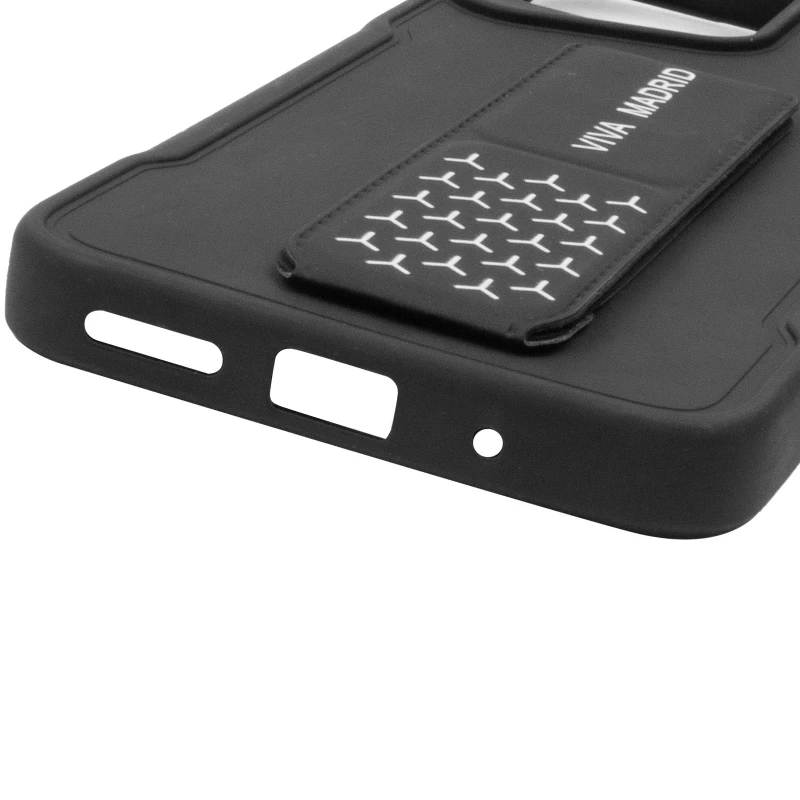 Чехол Вива с ремешком для Xiaomi Poco C65 – Black. Фото 10 из 15