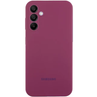 Чохол Silicone Case Lakshmi Premium L з закритою камерою на Samsung Galaxy S24+ — Бордовий / Plum