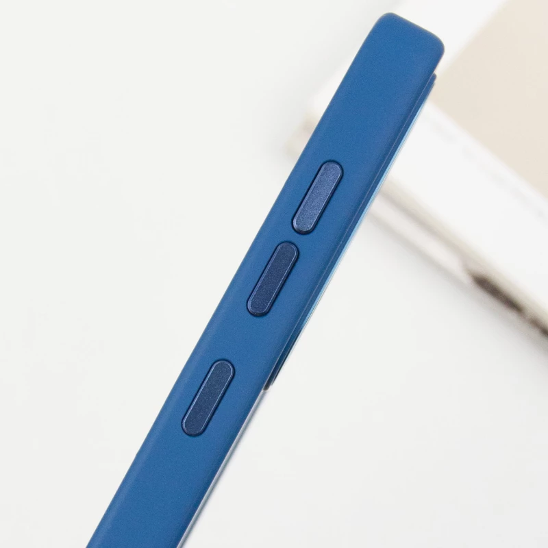 TPU чохол Bonbon з металевими кнопками на Samsung Galaxy S23+ – Синій / Denim Blue. Фото 10 з 11