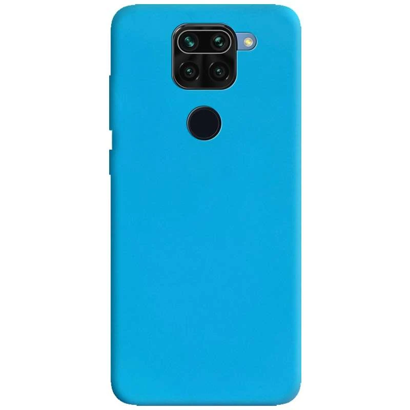 

Кольоровий силіконовий чохол на Xiaomi Redmi Note 9 / Redmi 10X (Блакитний)