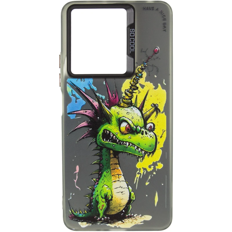 Чохол TPU+PC Street Art для Xiaomi Redmi 13C – Dragon. Фото 3 з 7