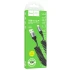 Дата кабель Hoco X121 Nuevo USB to Lightning 2.4A (1.5m) – Black. Фото 2 з 7