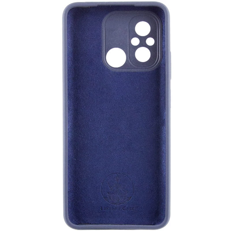 Чохол Silicone Case Lakshmi Premium з закритою камерою на Xiaomi Redmi 12C / Poco C55 – Темно-синій / Midnight blue. Фото 5 з 14