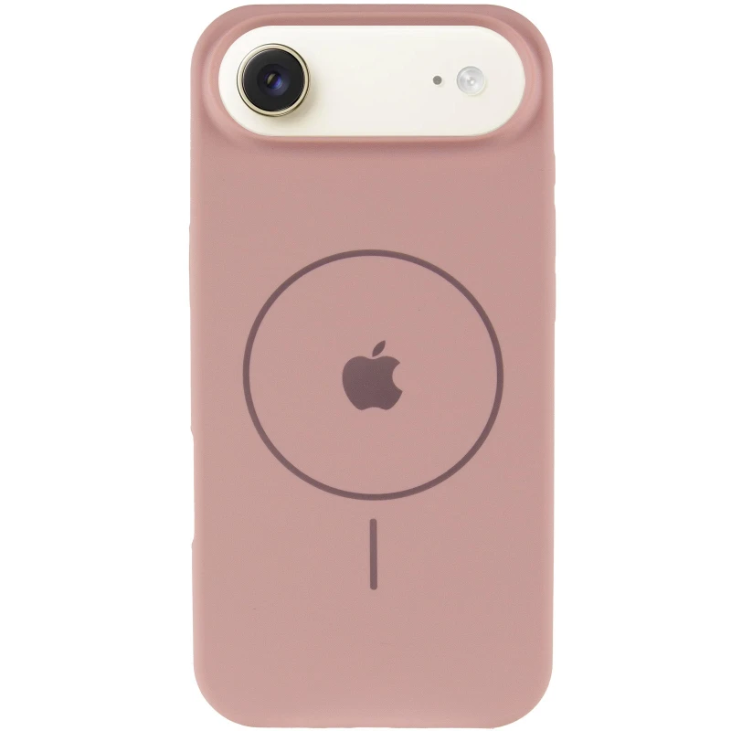 Чохол Silicone Case Full Protective (AA) V2 with MagSafe для Apple iPhone 17 Air (6.5") – Рожевий / Pink Sand. Фото 4 з 11