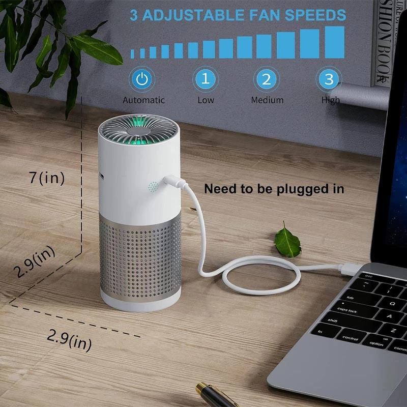 Освіжувач повітря у автомобіль A02 Type-C/5V USB – White. Фото 6 з 8