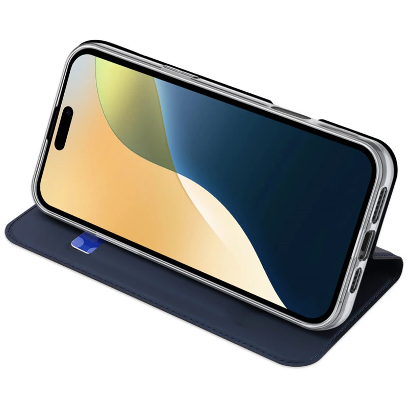 Чехол-книжка Dux Ducis для Apple iPhone 16 Pro Max – Синий. Фото 2 из 7