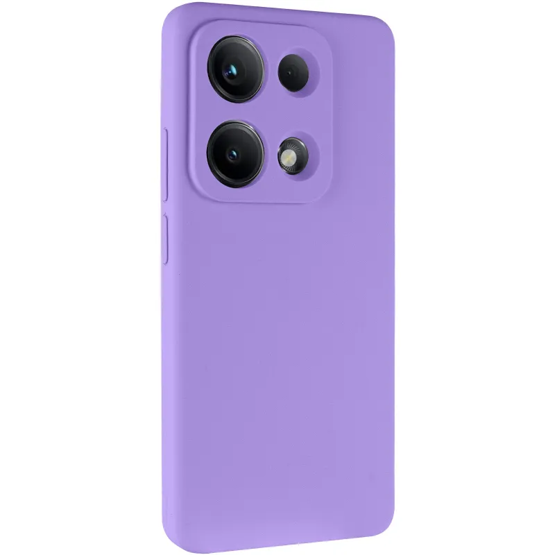 Чохол Silicone Case Lakshmi Premium із закритою камерою для Xiaomi Redmi Note 14S – Бузковий / Dasheen. Фото 2 з 10