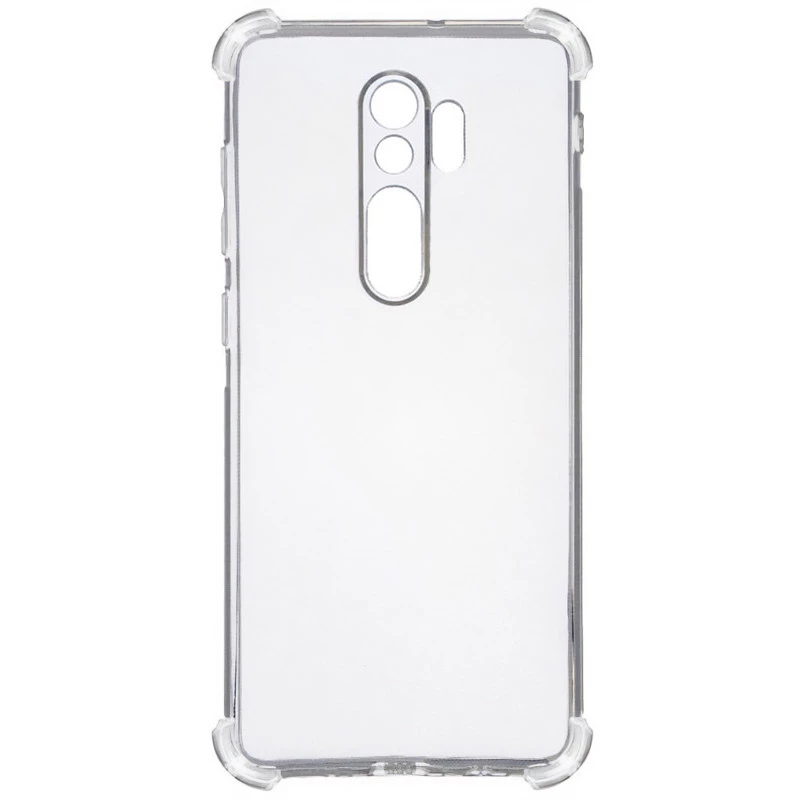 Ультратонкий силіконовий чохол GETMAN з критими бортами та камерою для Xiaomi Redmi 9 – Безбарвний (прозорий). Фото 4 з 6