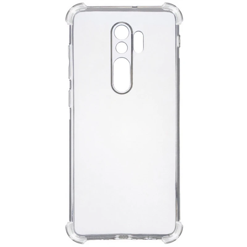 Ультратонкий силіконовий чохол GETMAN з критими бортами та камерою для Xiaomi Redmi 9 – Безбарвний (прозорий). Фото 7 з 7