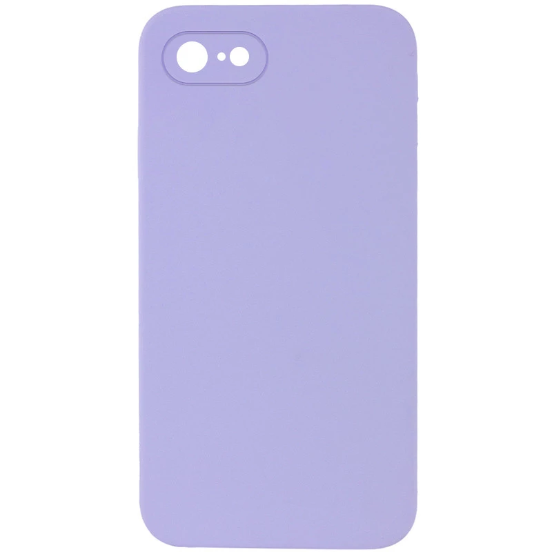 Чохол Silicone Case Square L з захистом камери на Apple iPhone 7 / 8 (4.7") – Бузковий / Dasheen. Фото 1 з 3