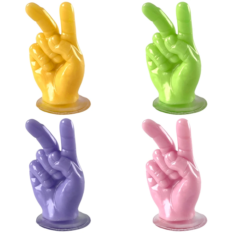 Антистрес-сквіш іграшка жест "Peace" фото 1 з 1