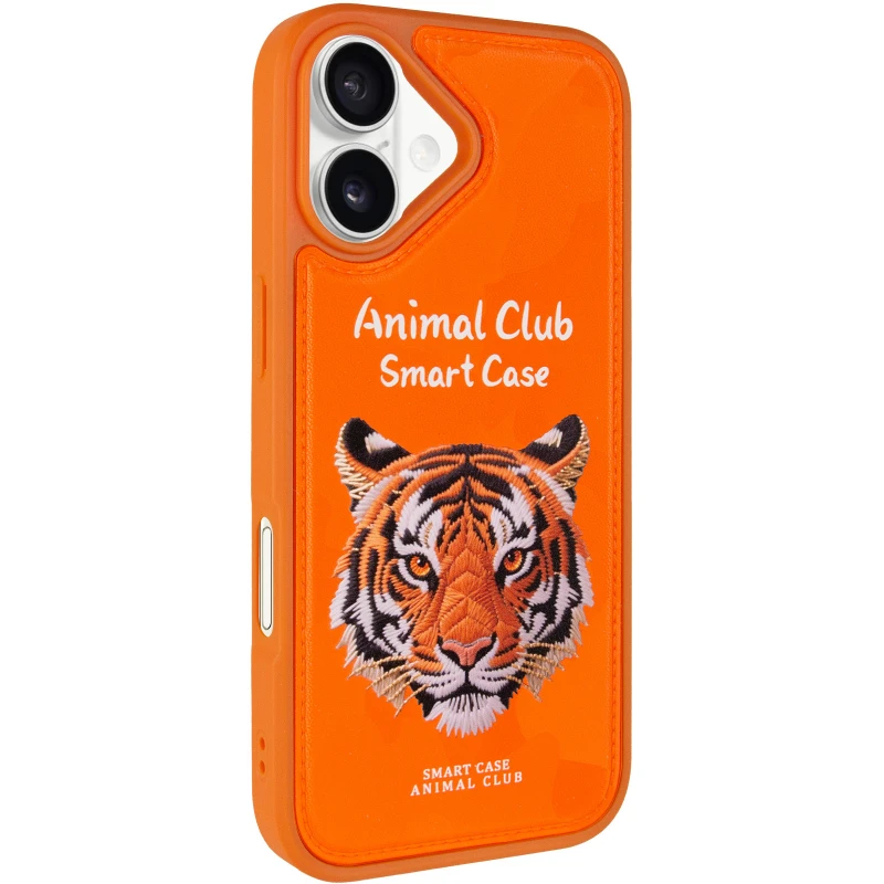 TPU+PC чехол Animal Club для Apple iPhone 17 (6.3") – Hermes Orange. Фото 2 из 7