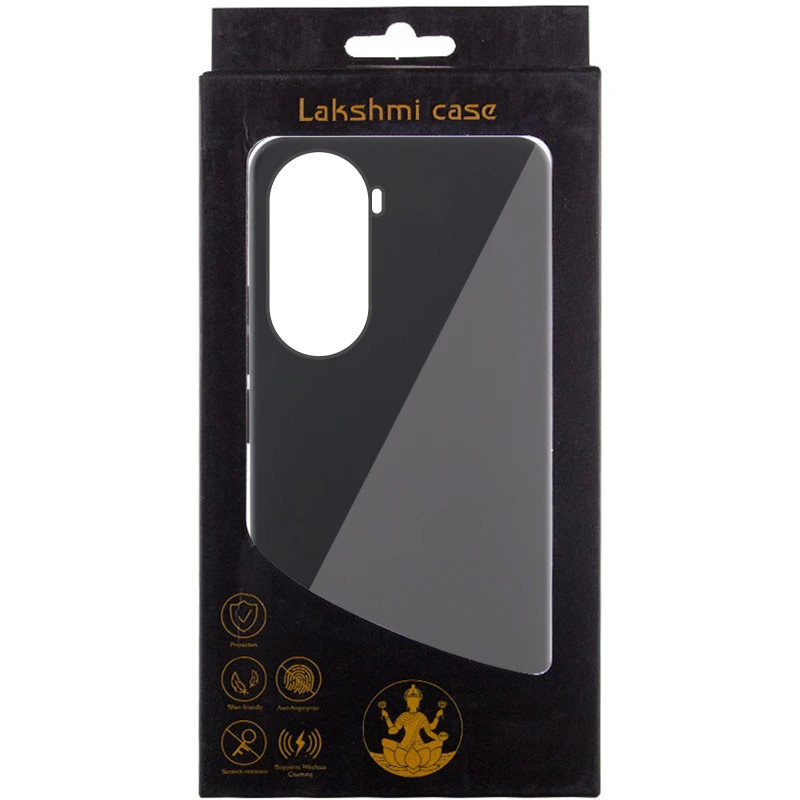 Чехол Silicone Case Lakshmi Premium на Xiaomi Poco M7 4G – Черный / Black. Фото 2 из 2
