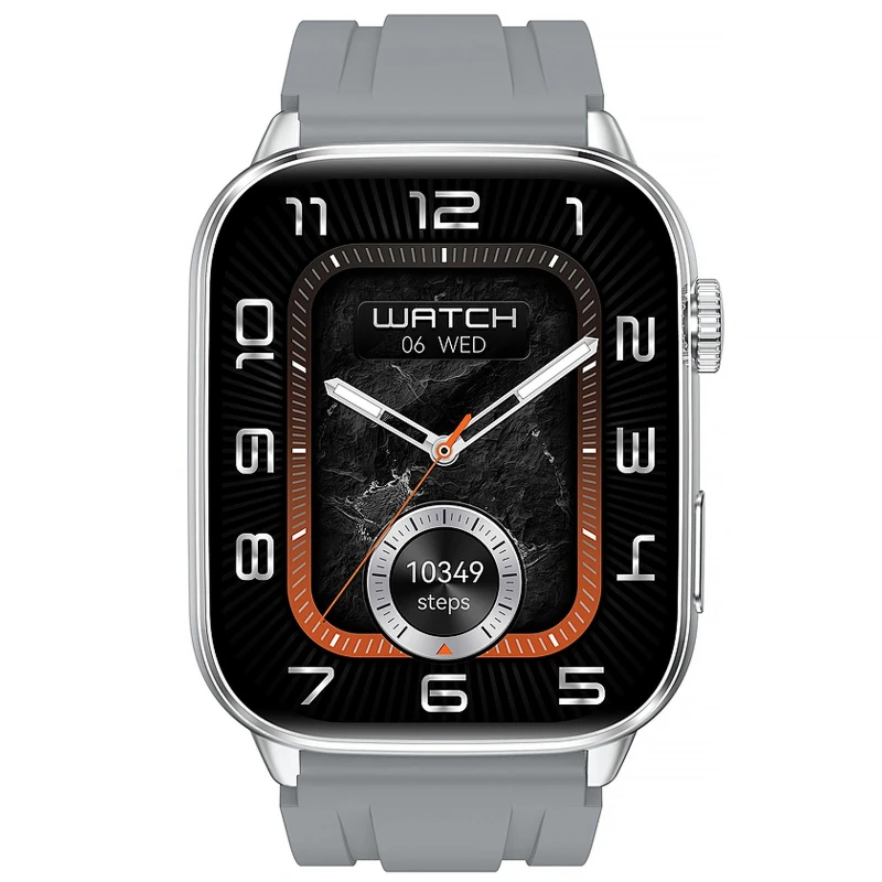 Смарт-годинник WiWU SW08 Smart sports watch (call version) – silver. Фото 4 з 6