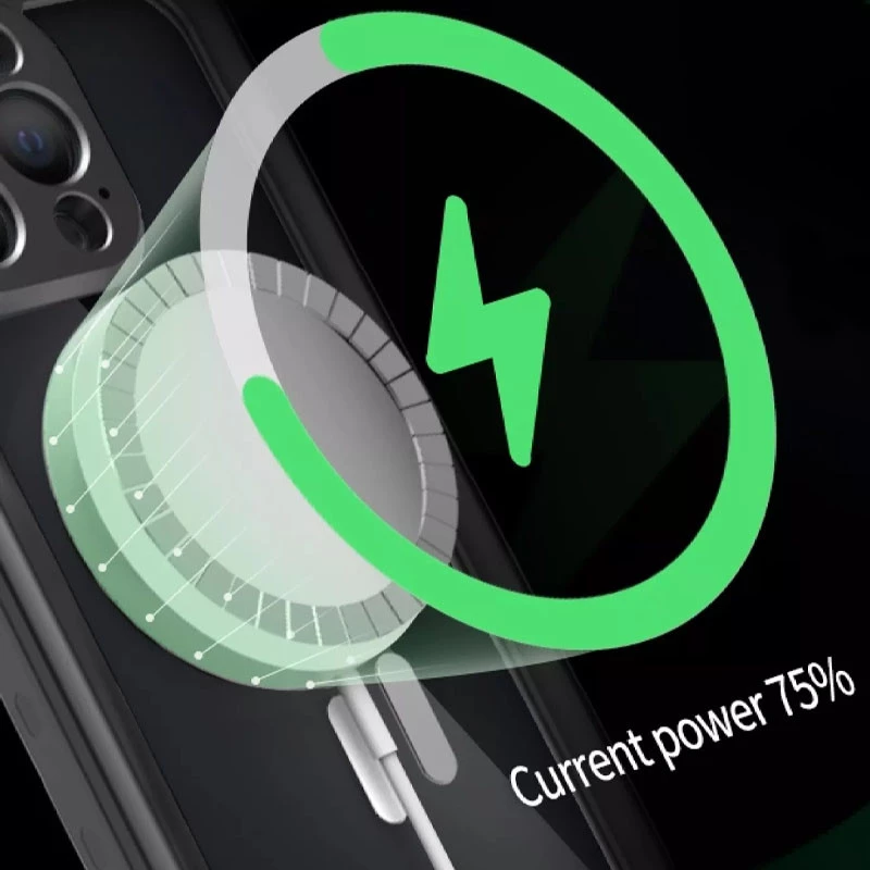 Водонепроникний чохол Shellbox з Magnetic Safe на Apple iPhone 16 Pro Max – Чорний. Фото 2 з 3