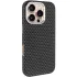 Чехол TPU+PC KVZV Triangular Pattern with Magnetic Fit для Apple iPhone 16 Pro – Black. Фото 1 из 7