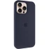 Чохол Silicone Case з закритим низом на Apple iPhone 15 Pro Max (6.7") – Темно-синій / Midnight blue. Фото 2 з 8