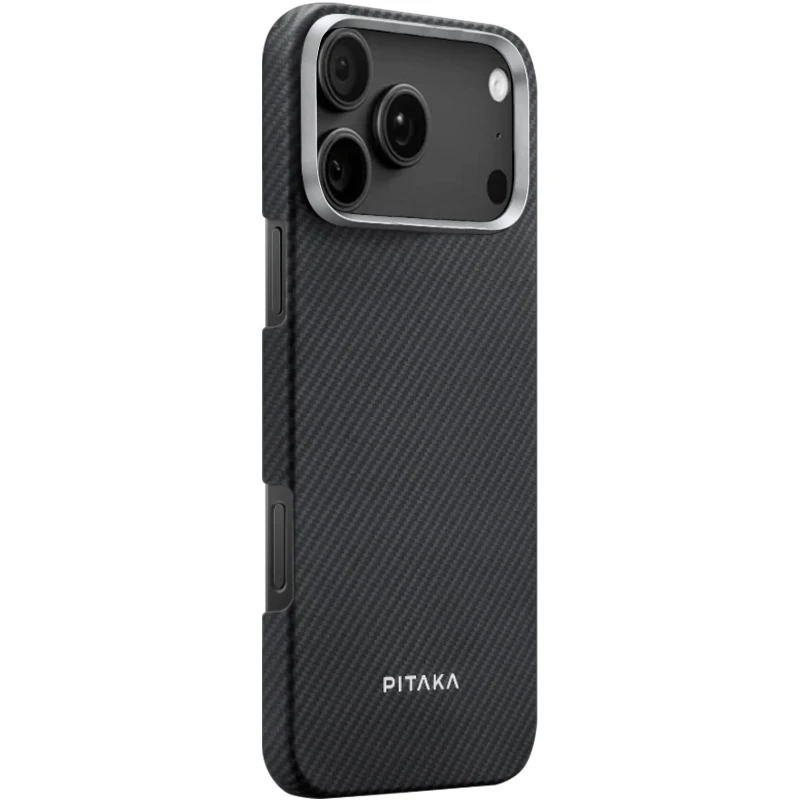 Чохол PC PITAKA with MagSafe для Apple iPhone 17 Pro Max (6.9") – Black / Grey. Фото 1 из 3