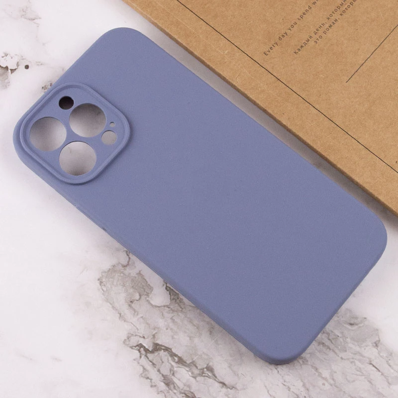 Чехол Silk Full Camera Protective (AA) NO LOGO для Apple iPhone 17 Pro (6.3") – Серый / Lavender Gray. Фото 5 из 8