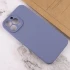 Чехол с защитой камеры Silicone Case для Apple iPhone 15 Pro Max (6.7") – Серый / Lavender Gray. Фото 3 из 3