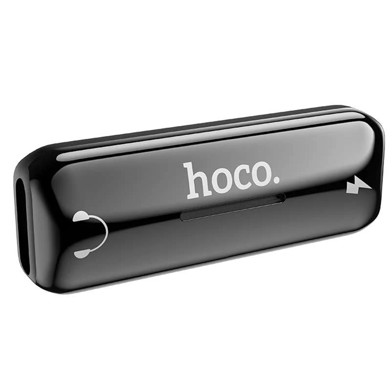 Перехідник Hoco LS27 Dual Lightning – Сірий. Фото 2 з 5