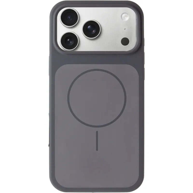 Чохол Silk Duo Color (AA) NO LOGO with Magnetic Fit для Apple iPhone 18 Pro – Gray. Фото 2 з 5