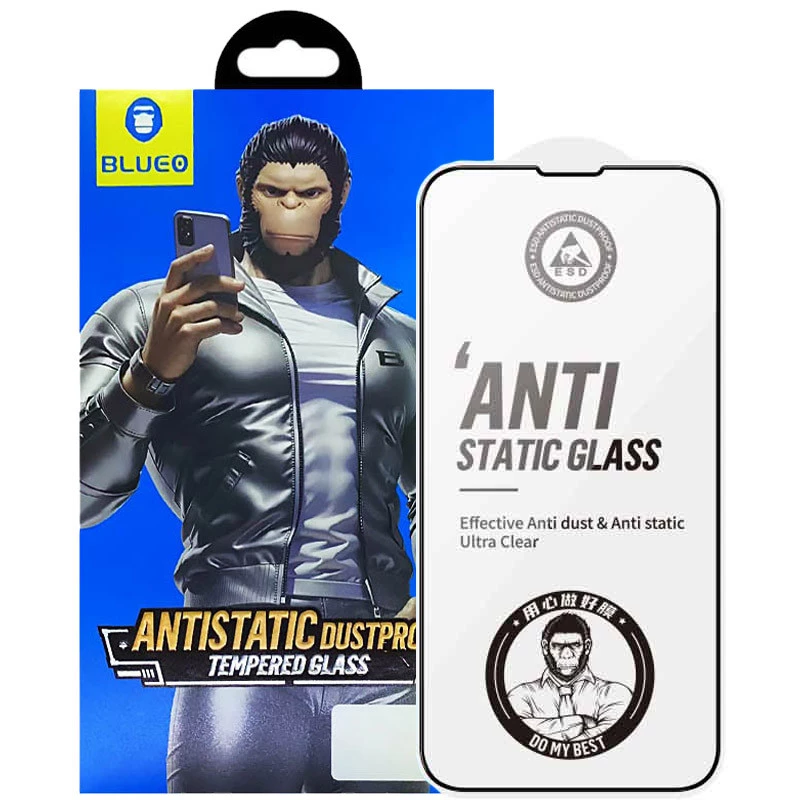 Захисне скло Blueo Full Cover HD на Apple iPhone 16 – Чорний. Фото 3 з 11