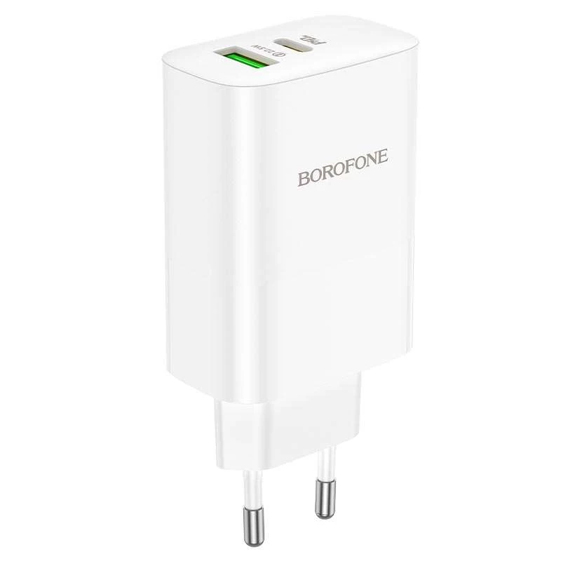 

МЗП Borofone BN10 Sunlight PD65W (1Type-C/1USB) (White)