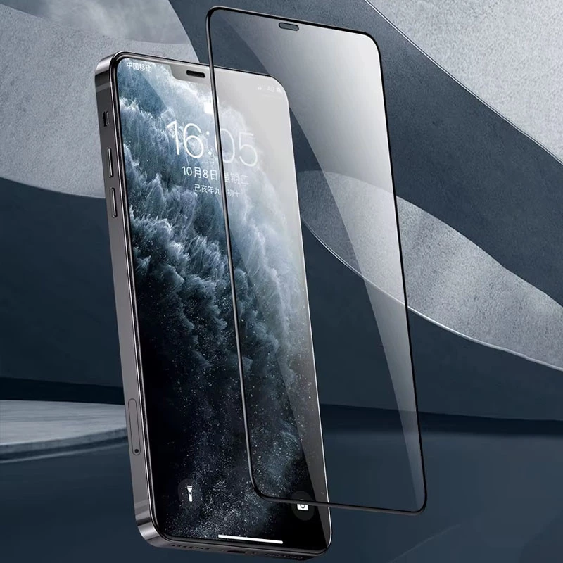 Захисне скло Remax 3D (GL-27) для Apple iPhone 12 Pro Max (6.7") – Чорний. Фото 3 з 6