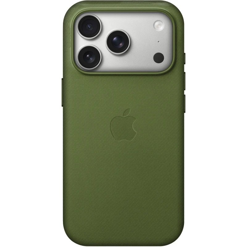 Тканинний чохол TechWoven (AAA) with MagSafe and Animation для Apple iPhone 17 Pro (6.3") – Green. Фото 1 з 2