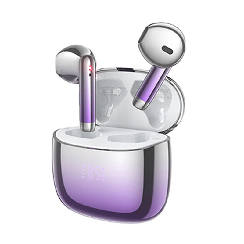 Беспроводные TWS наушники Hoco EW62 Glitter – Purple glaze. Фото 1 из 2