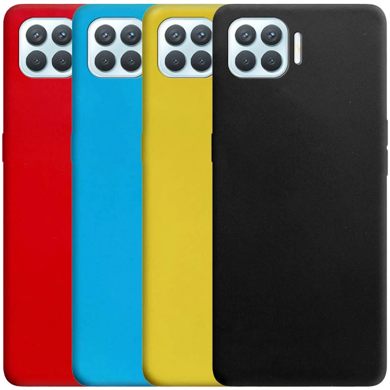 Кольоровий силіконовий чохол на Oppo A93 фото 2 з 2