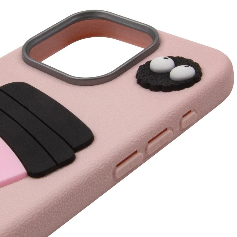 Чохол Labubu Toys для Apple iPhone 15 Pro (6.1") – Coffee / Pink. Фото 5 з 6