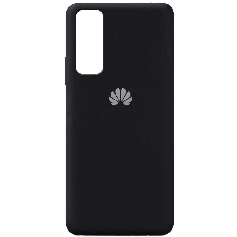 

Чохол Silicone Case з закритим низом на Huawei P Smart (2021) (Чорний / Black)