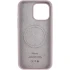 Чохол Silicone Case (AA) Logo with MagSafe для Apple iPhone 15 (6.1") – Сірий / Lavender. Фото 4 з 6