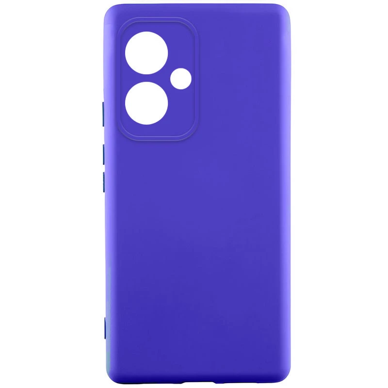 Чохол Silicone Case Lakshmi Plus з закритою камерою на Xiaomi Redmi 13 4G – Синій / Iris. Фото 1 з 1