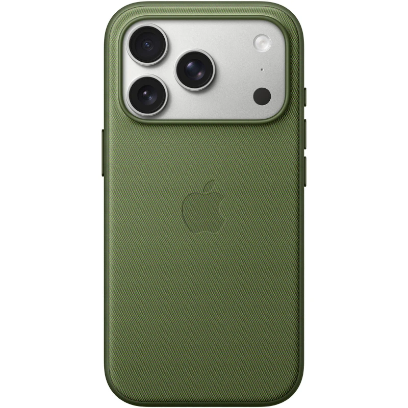 Тканинний чохол TechWoven (AAA) with MagSafe and Animation для Apple iPhone 17 Pro (6.3") – Green. Фото 2 з 2